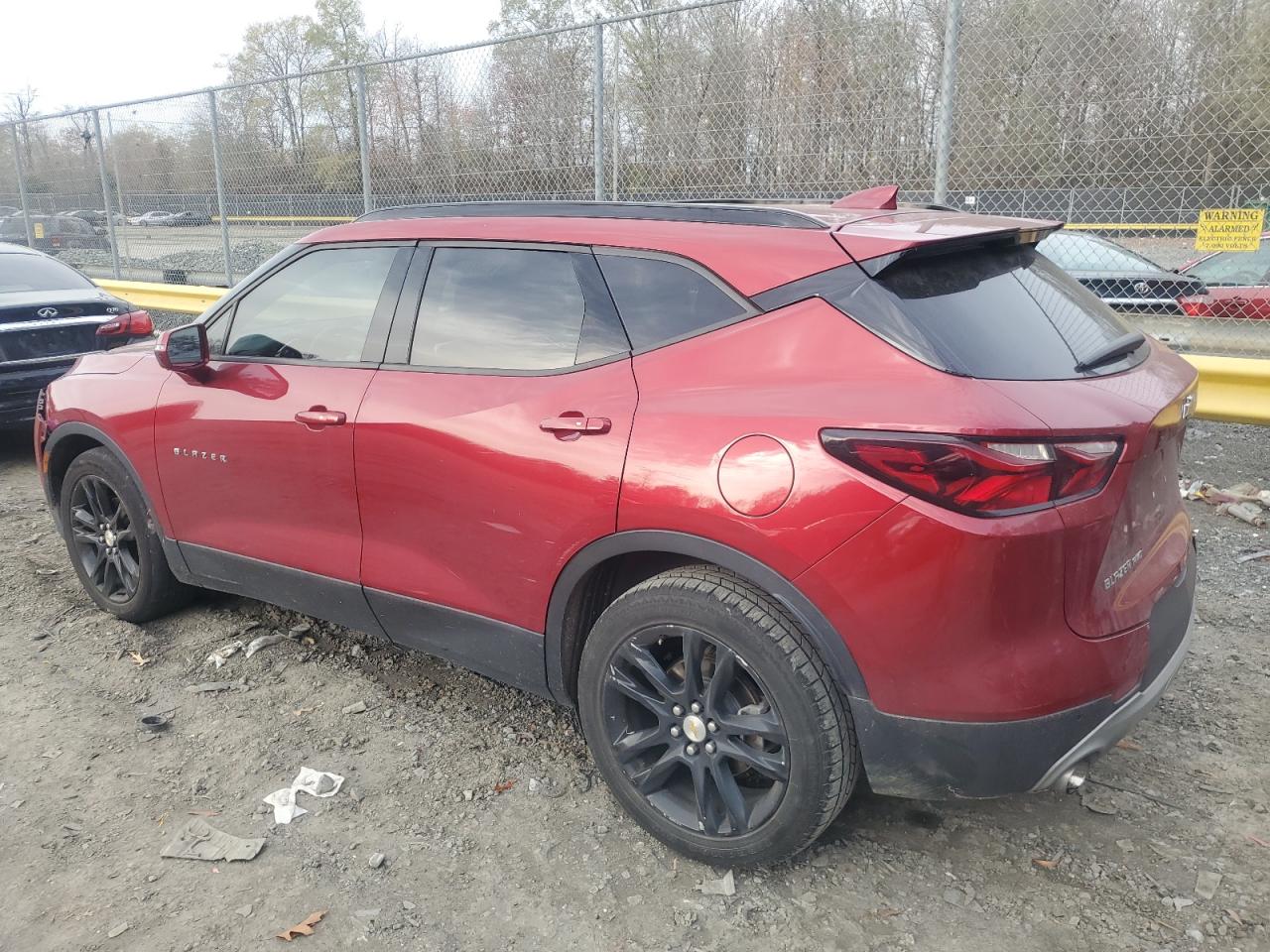 2019 Chevrolet Blazer VIN 3GNKBHRS9KS671417 Copart auction photo, front end damage thumbnail 2
