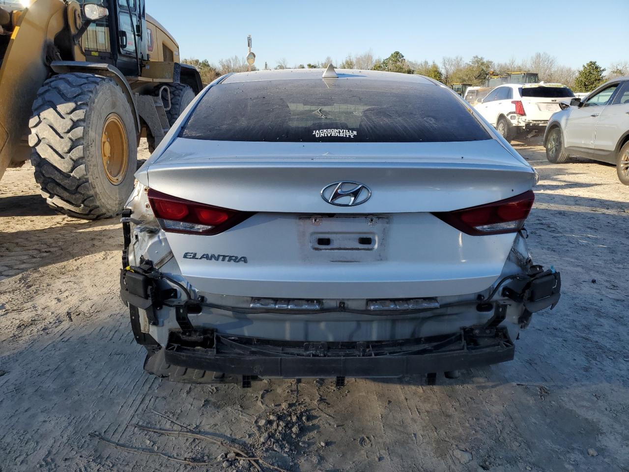 2018 Hyundai Elantra VIN 5NPD84LF7JH296222 Copart auction photo, rear end damage thumbnail 6
