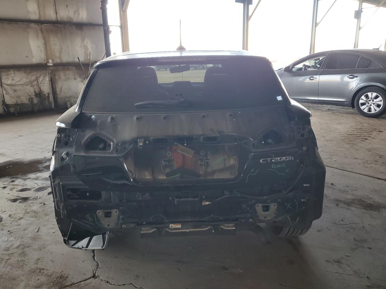 2012 Lexus CT VIN JTHKD5BH5C2052874 Copart auction photo, rear end damage thumbnail 6