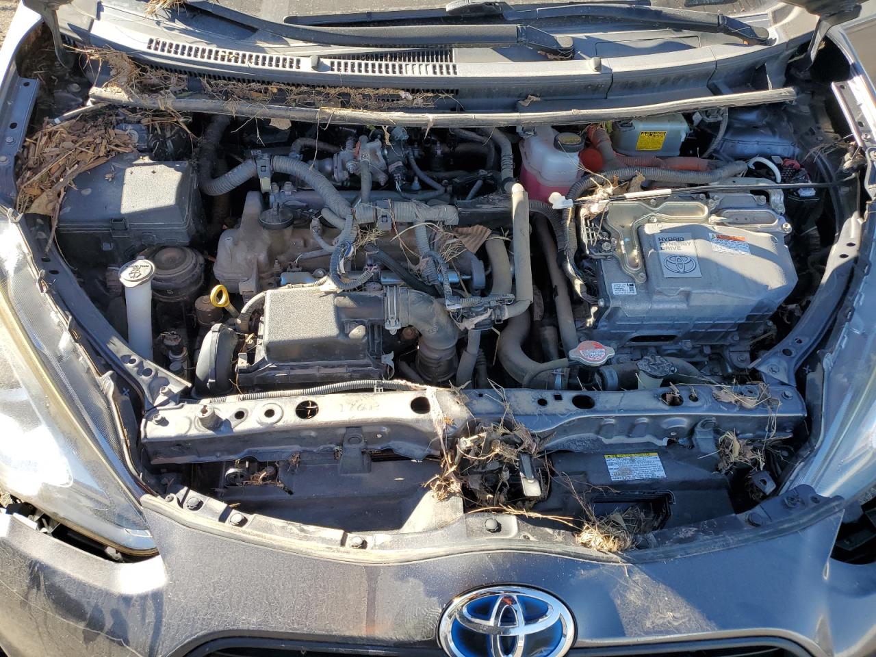 2016 Toyota Prius VIN JTDKDTB34G1122614 Copart auction photo, water/flood / front end damage thumbnail 12