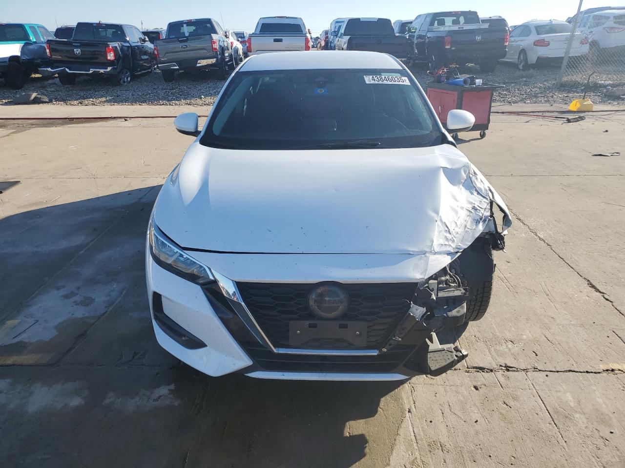 2022 Nissan Sentra VIN 3N1AB8CV2NY231597 Copart auction photo, front end damage thumbnail 5