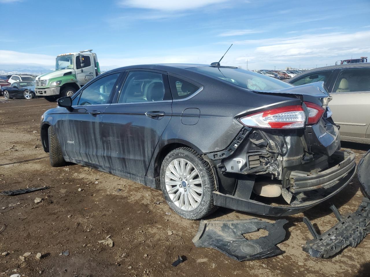 2015 Ford Fusion VIN 3FA6P0LU8FR124004 Copart auction photo, rear end damage thumbnail 2