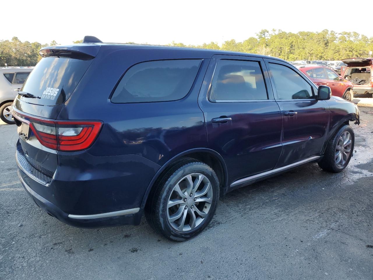 2018 Dodge Durango VIN 1C4RDHAG4JC279636 Copart auction photo, front end damage thumbnail 3