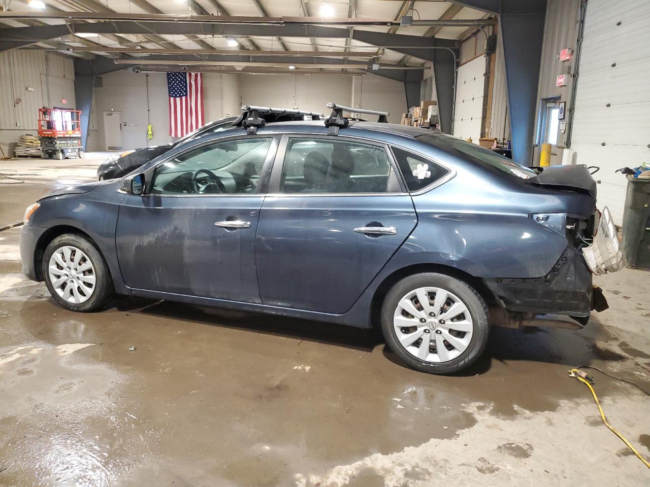 2013 Nissan Sentra VIN 3N1AB7AP8DL654355 Copart auction photo, rear end / front end damage thumbnail 2