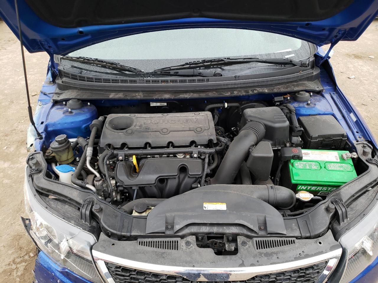 2011 KIA Forte VIN KNAFW5A31B5363540 Copart auction photo, front end / side damage thumbnail 12