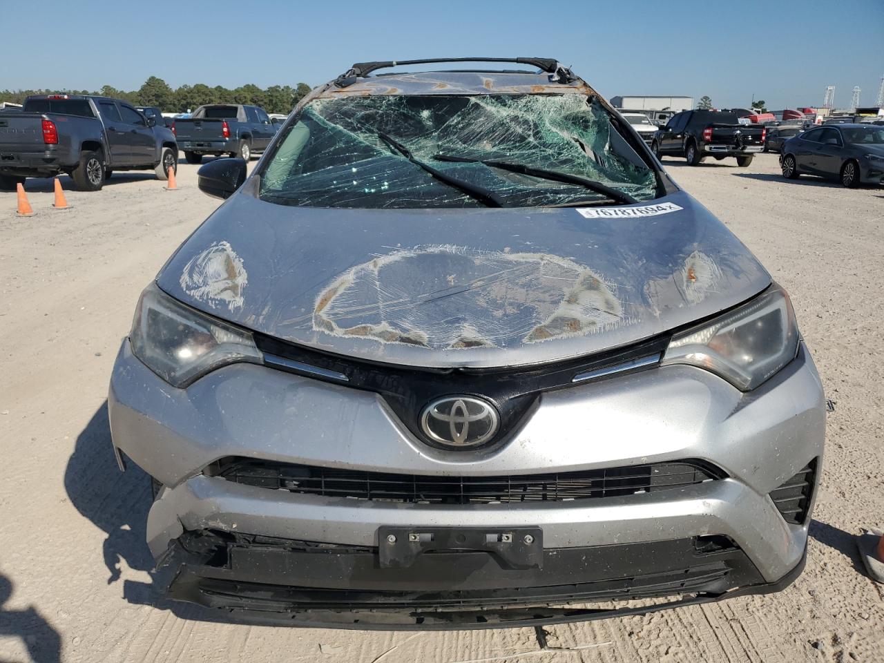 2017 Toyota RAV 4 VIN 2T3ZFREV4HW346851 Copart auction photo, rollover damage thumbnail 5