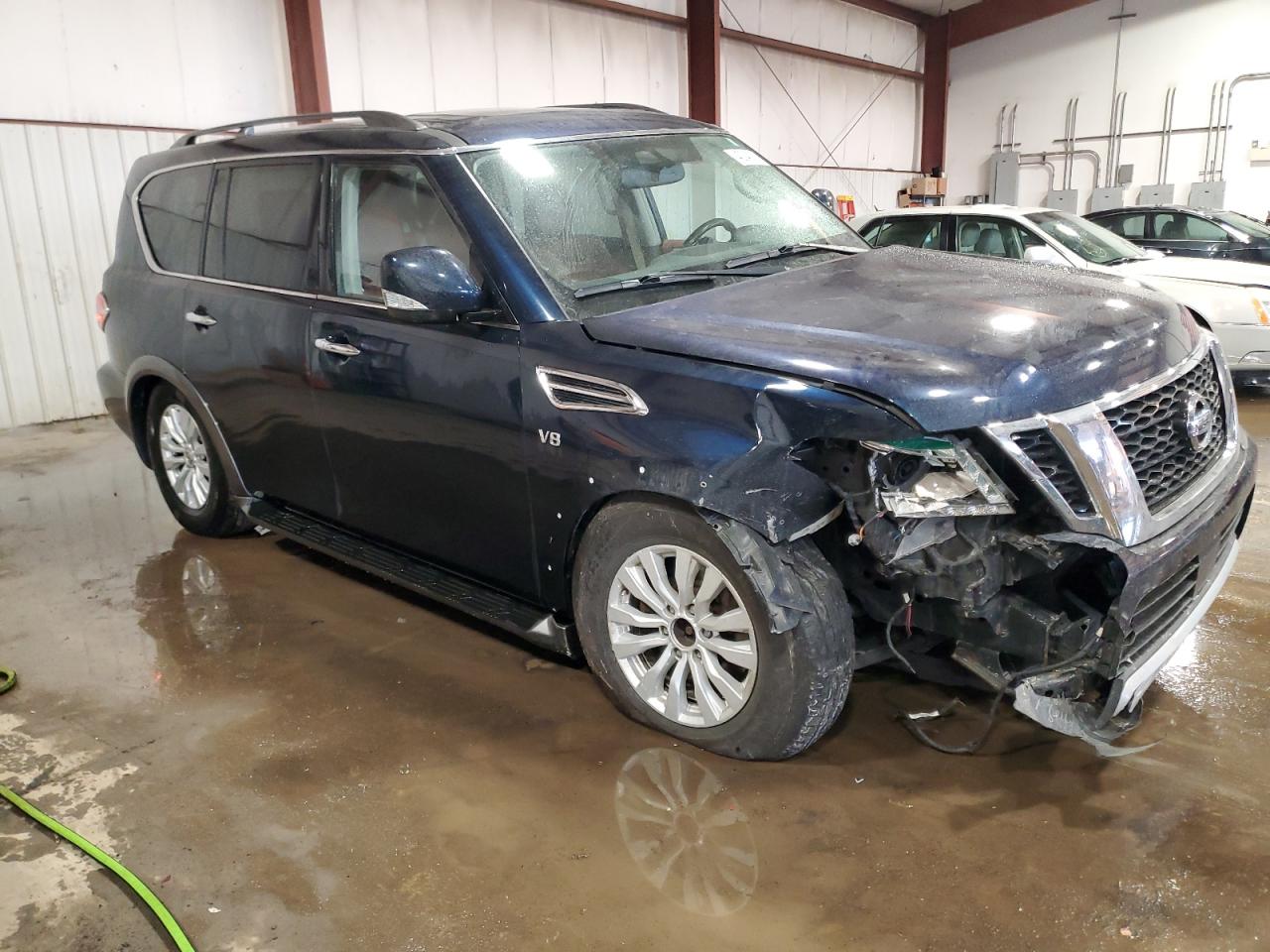 2018 Nissan Armada VIN JN8AY2NC3J9551374 Copart auction photo, front end damage thumbnail 4