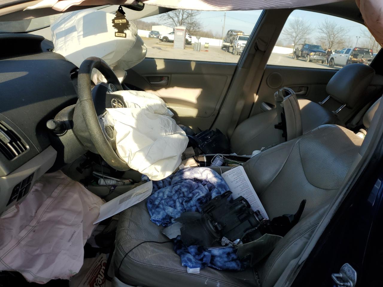 2010 Toyota Prius VIN JTDKN3DU3A0045430 Copart auction photo, all over / rollover damage thumbnail 7