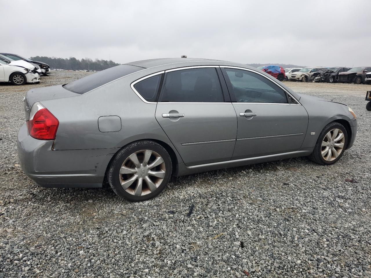 2007 Infiniti M VIN JNKAY01E07M313297 Copart auction photo, front end / rear end damage thumbnail 3