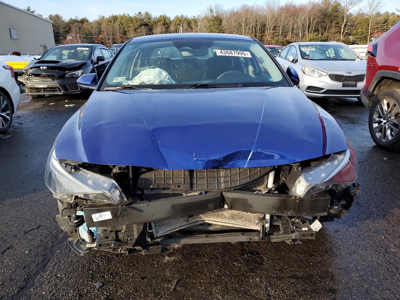 2021 Hyundai Elantra VIN 5NPLM4AGXMH001198 Copart auction photo, front end damage thumbnail 5