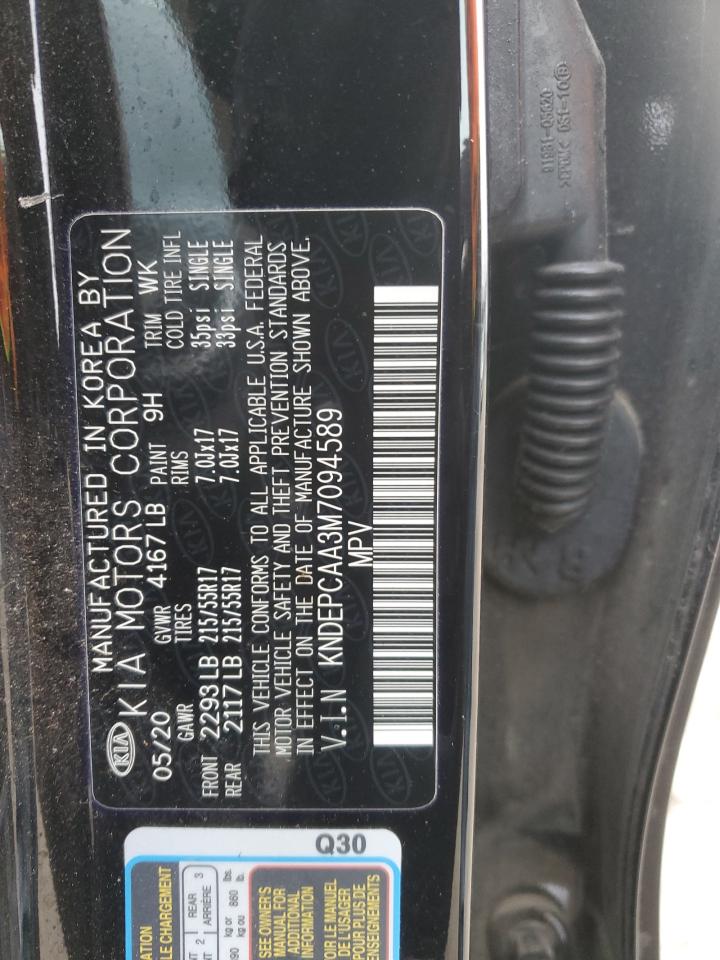 2021 KIA Seltos VIN KNDEPCAA3M7094589 Copart auction photo, front end damage thumbnail 13