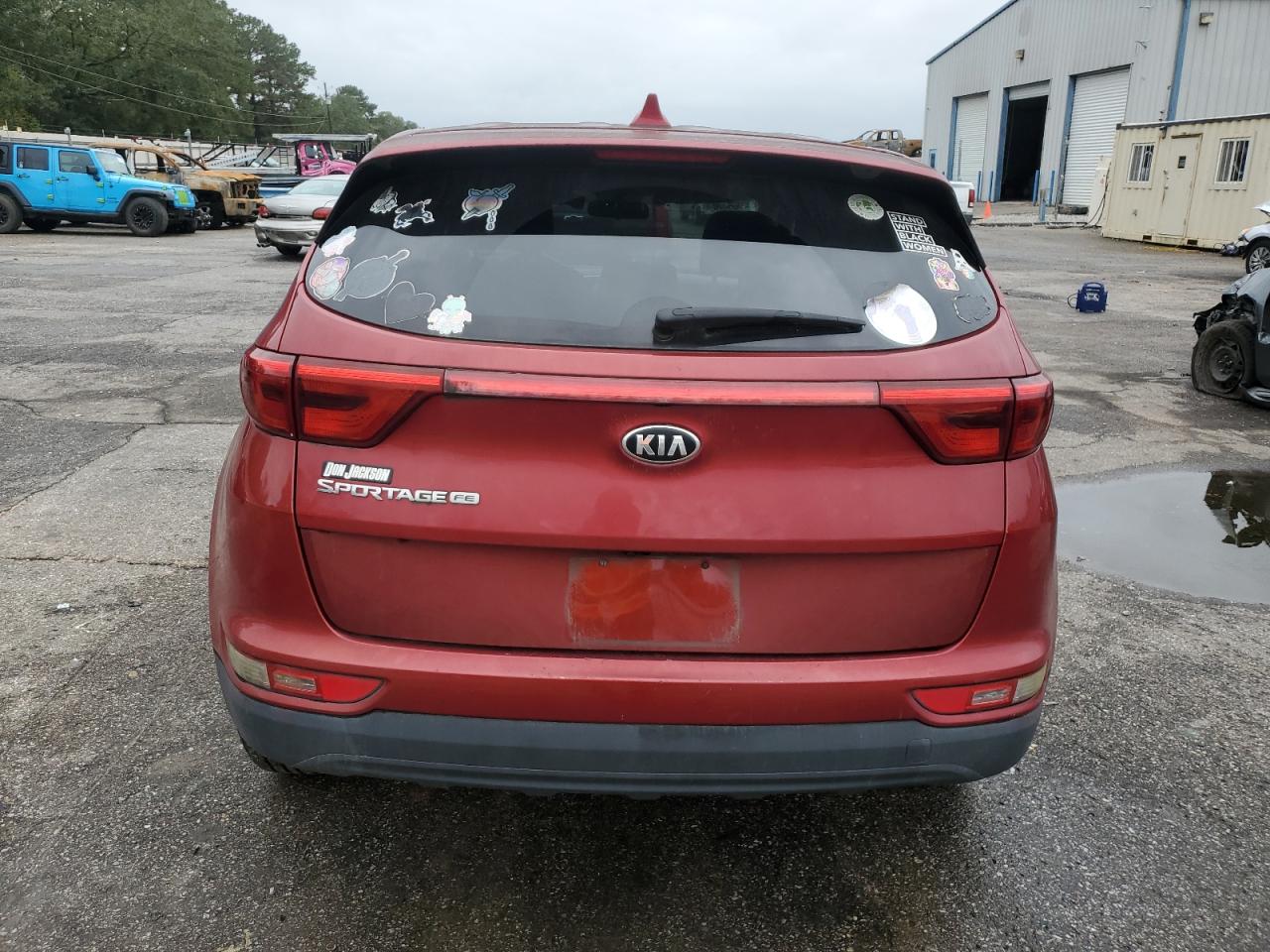 2019 KIA Sportage VIN KNDPM3AC5K7513722 Copart auction photo, side damage thumbnail 6