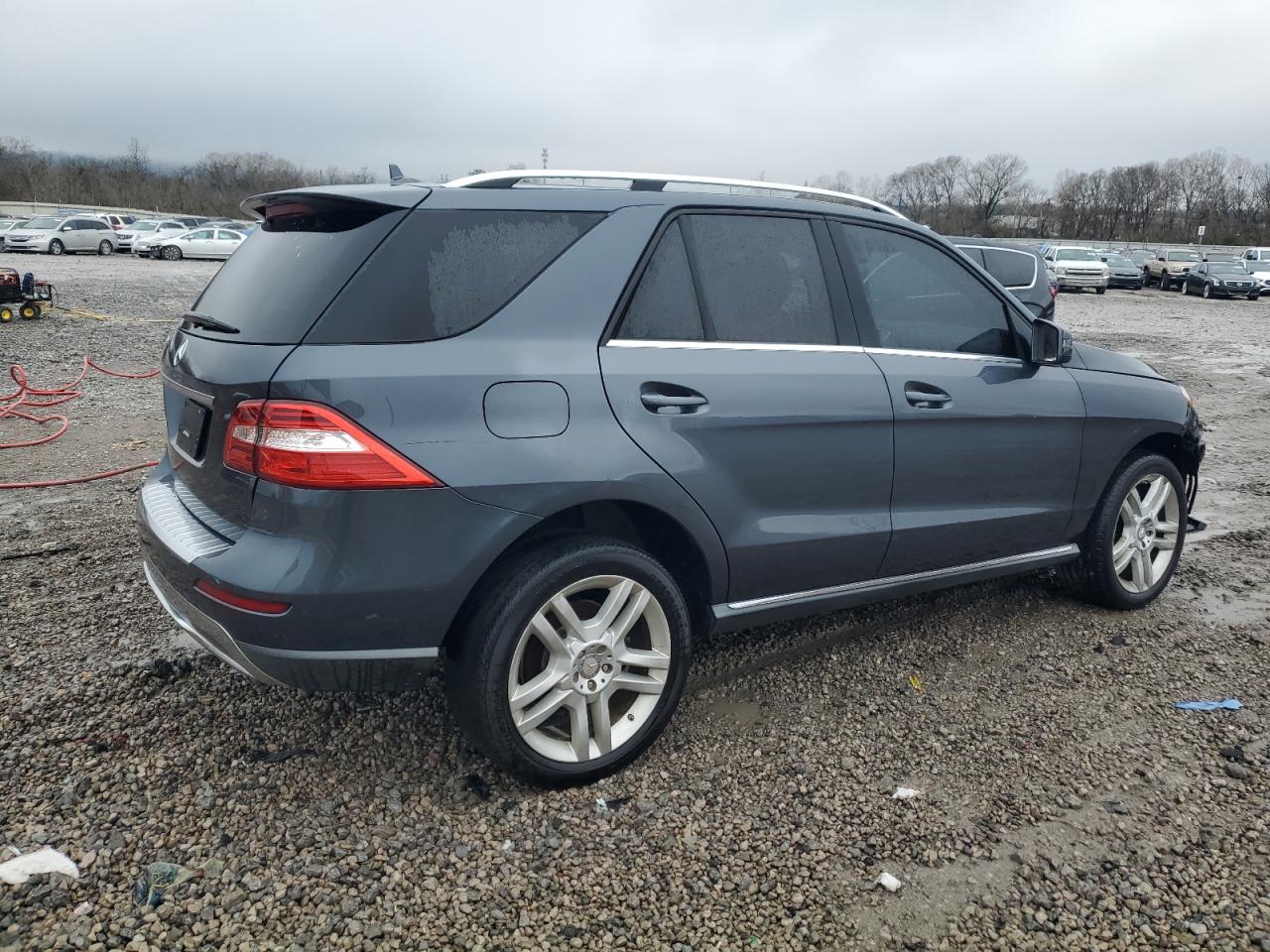 2015 Mercedes-Benz M-klasse VIN 4JGDA5JB1FA594706 Copart auction photo, front end damage thumbnail 3