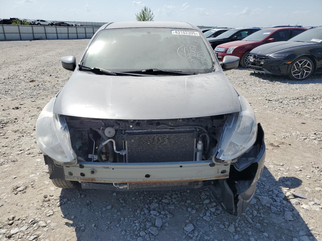 2017 Nissan Versa VIN 3N1CN7AP4HL898851 Copart auction photo, front end / hail damage thumbnail 5