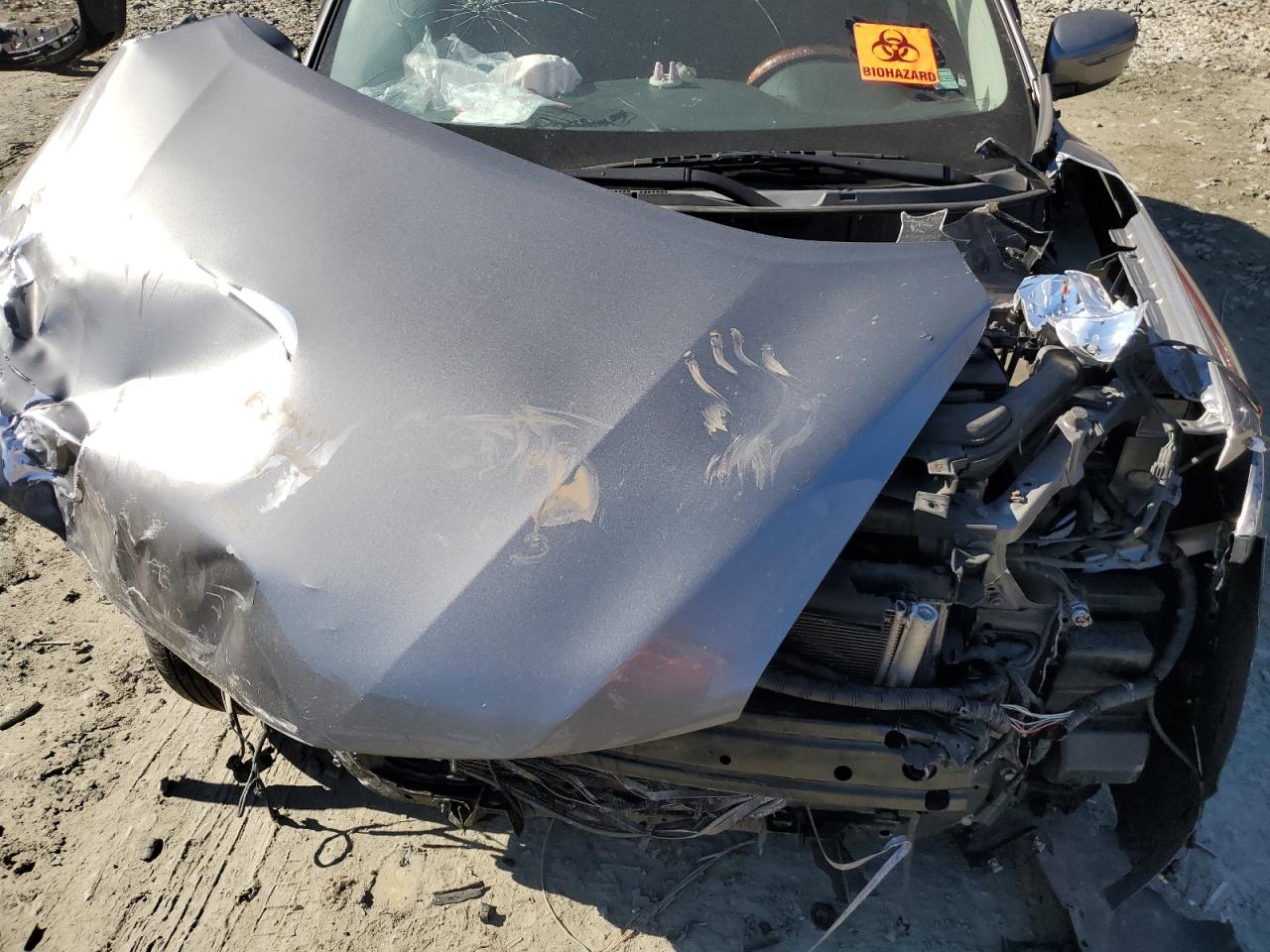 2017 Nissan Rogue VIN KNMAT2MV7HP546682 Copart auction photo, front end / mechanical damage thumbnail 12