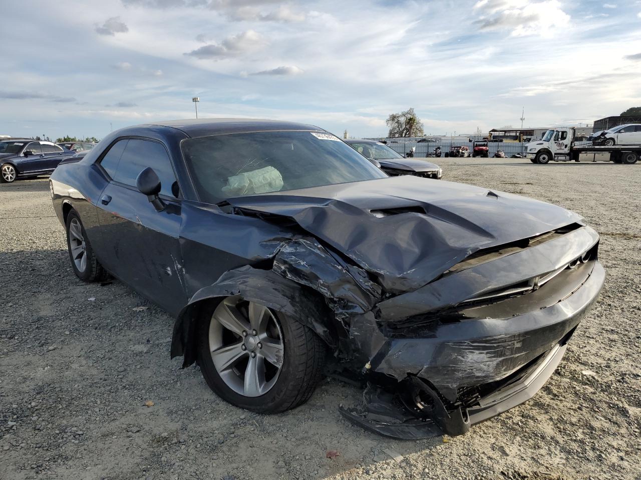 2019 Dodge Challenger VIN 2C3CDZAG8KH509337 Copart auction photo, front end / side damage thumbnail 4