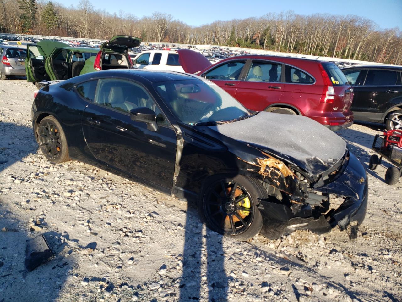 2014 Subaru BRZ VIN JF1ZCAC12E9605994 Copart auction photo, front end / undercarriage damage thumbnail 4