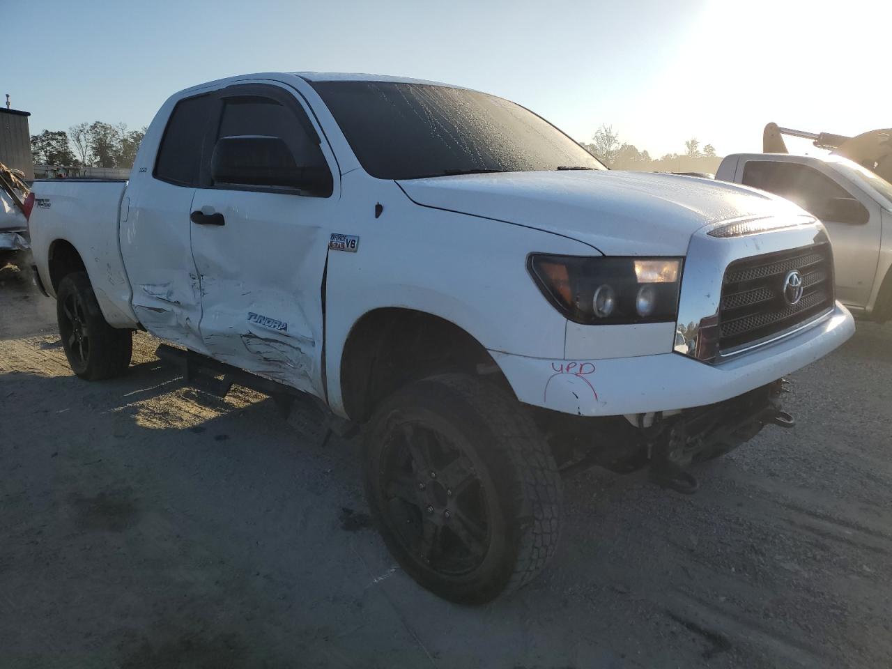 2008 Toyota Tundra VIN 5TFRV541X8X048164 Copart auction photo, side damage thumbnail 4