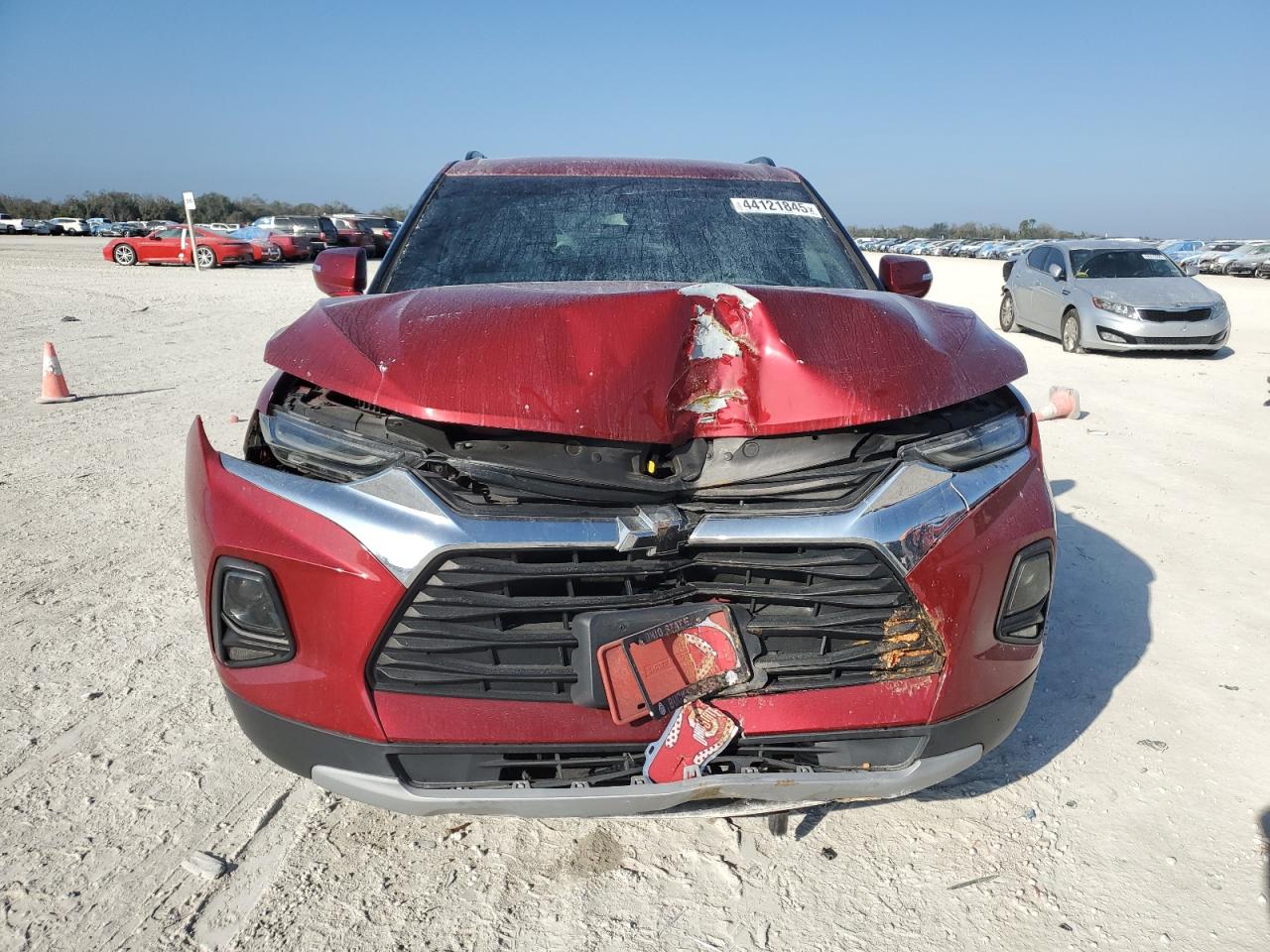 2021 Chevrolet Blazer VIN 3GNKBCRS1MS563668 Copart auction photo, front end damage thumbnail 5