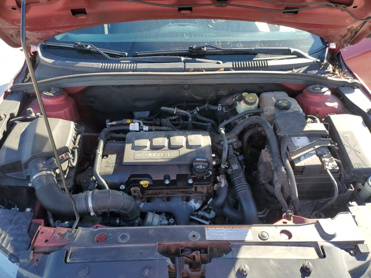 2013 Chevrolet Cruze VIN 1G1PE5SB5D7109653 Copart auction photo, rear end / front end damage thumbnail 12