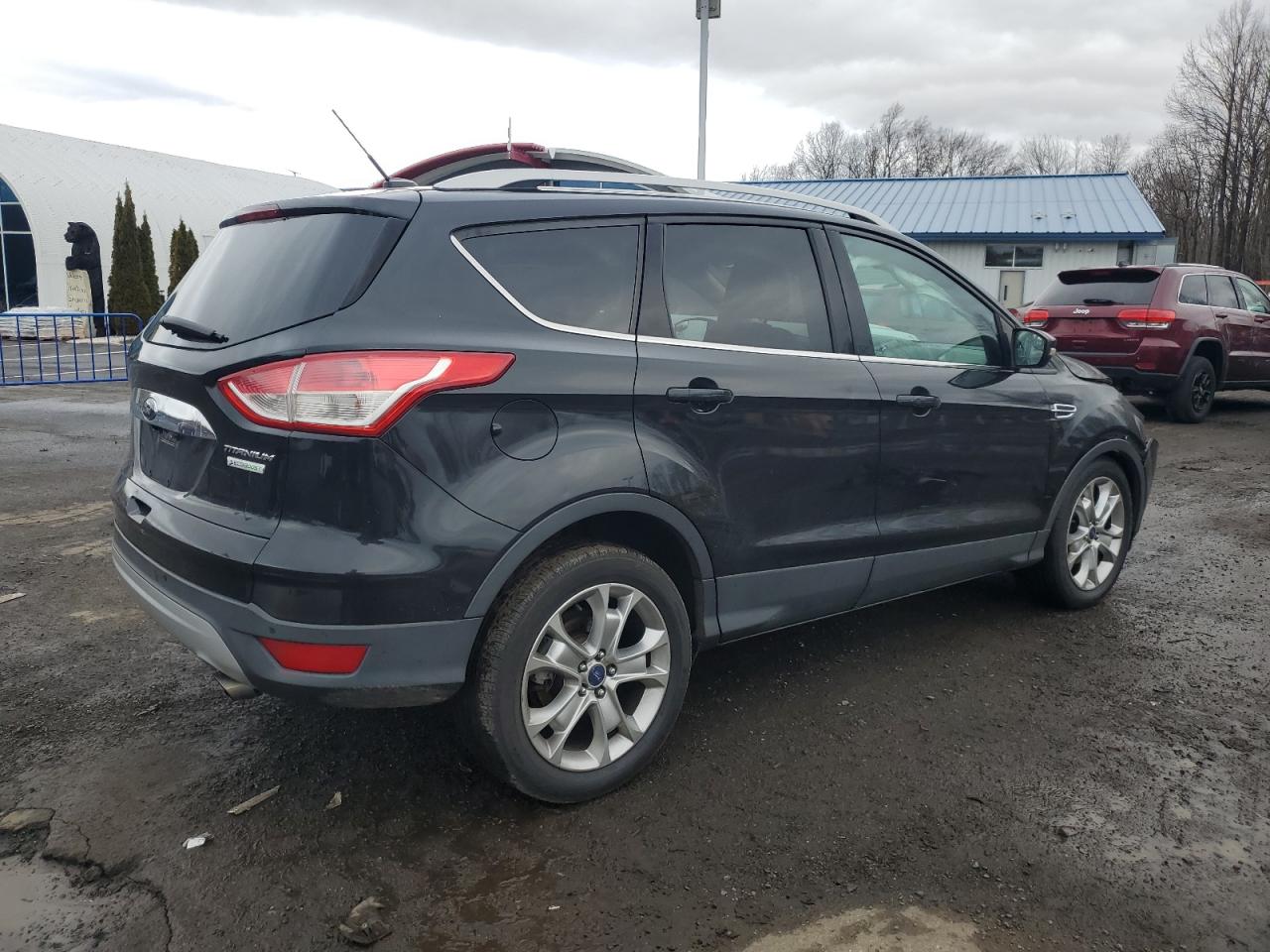 2014 Ford Escape VIN 1FMCU0JX4EUB33952 Copart auction photo, front end damage thumbnail 3