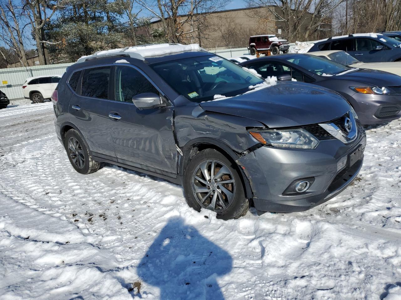 2015 Nissan Rogue VIN 5N1AT2MV4FC860130 Copart auction photo, front end damage thumbnail 4