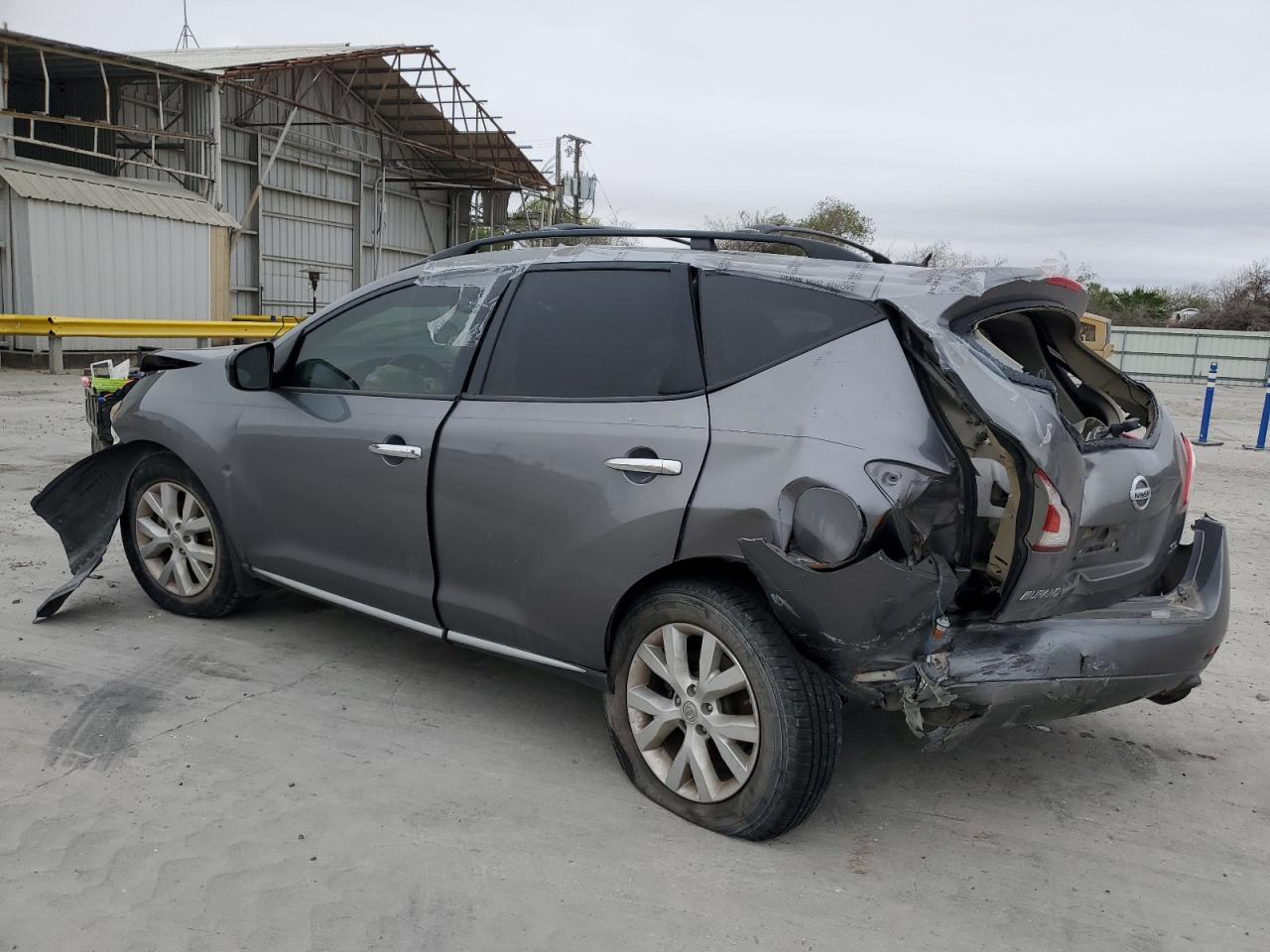 2014 Nissan Murano VIN JN8AZ1MU3EW416324 Copart auction photo, rear end / front end damage thumbnail 2