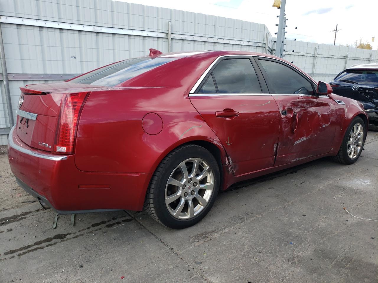 2009 Cadillac CTS VIN 1G6DT57V290104092 Copart auction photo, side / front end damage thumbnail 3