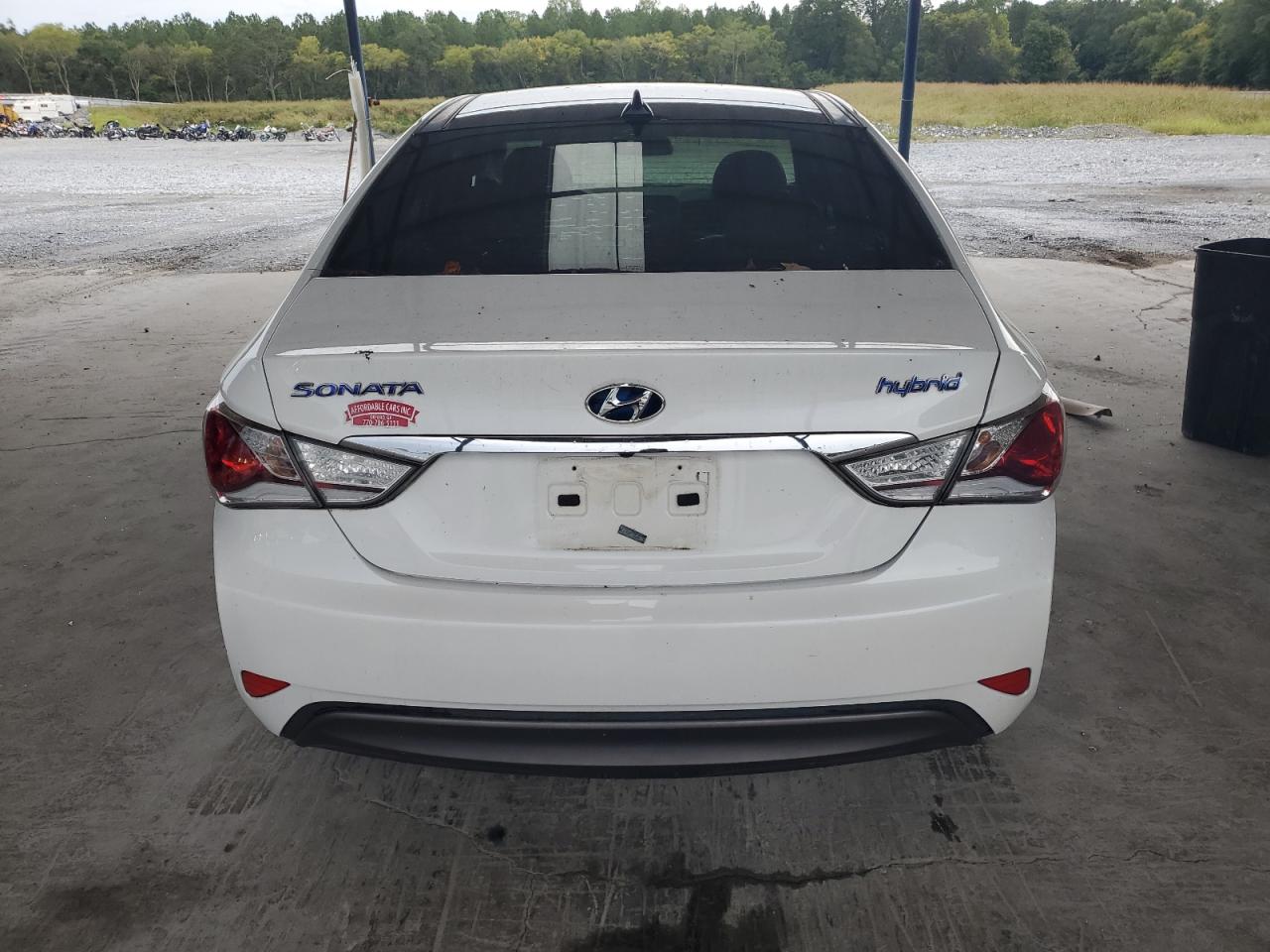 2015 Hyundai Sonata VIN KMHEC4A4XFA124720 Copart auction photo, side / front end damage thumbnail 6