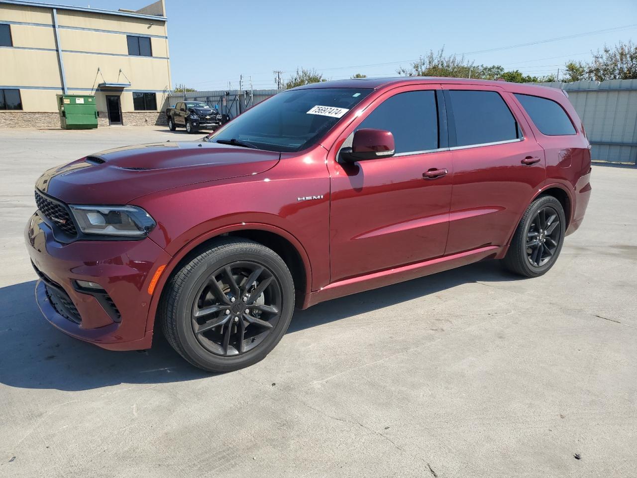 2021 Dodge Durango VIN 1C4SDHCT5MC626875