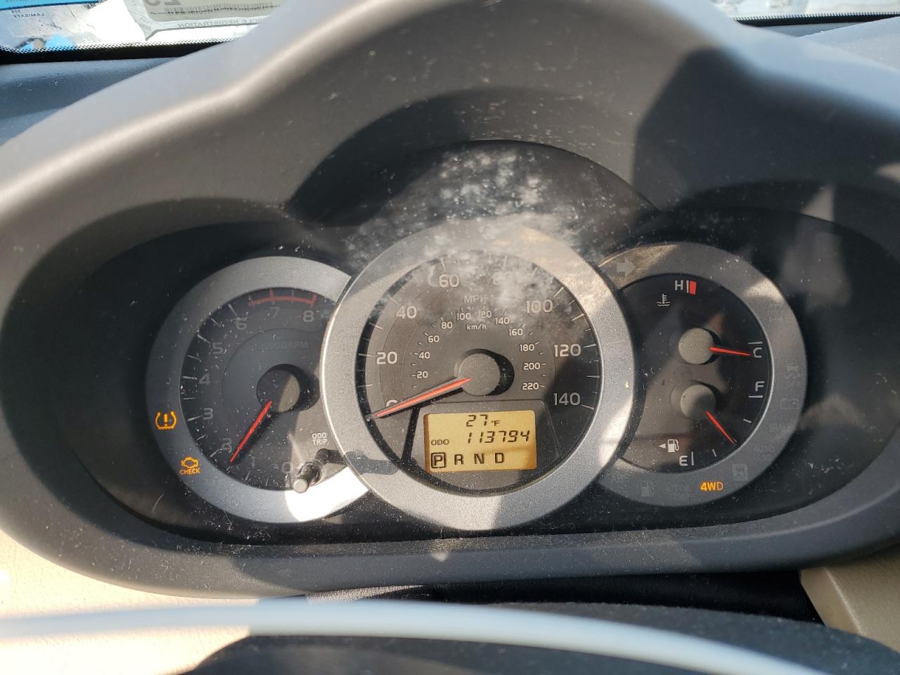 2012 Toyota RAV 4 VIN 2T3BF4DV6CW193954 Copart auction photo, front end damage thumbnail 9