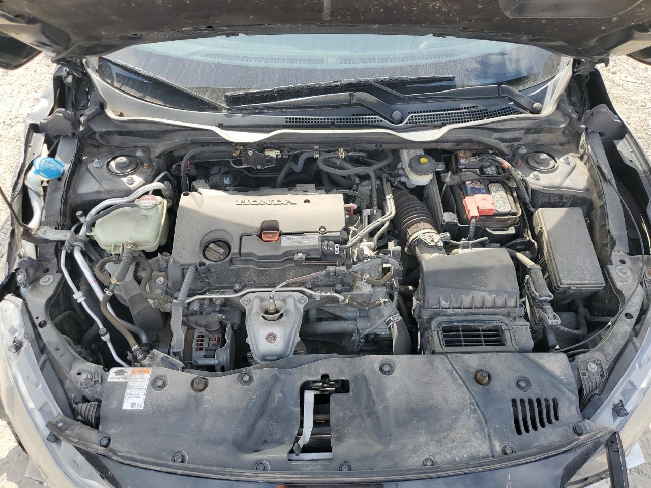 2017 Honda Civic VIN 19XFC2F70HE009804 Copart auction photo, front end / undercarriage damage thumbnail 12