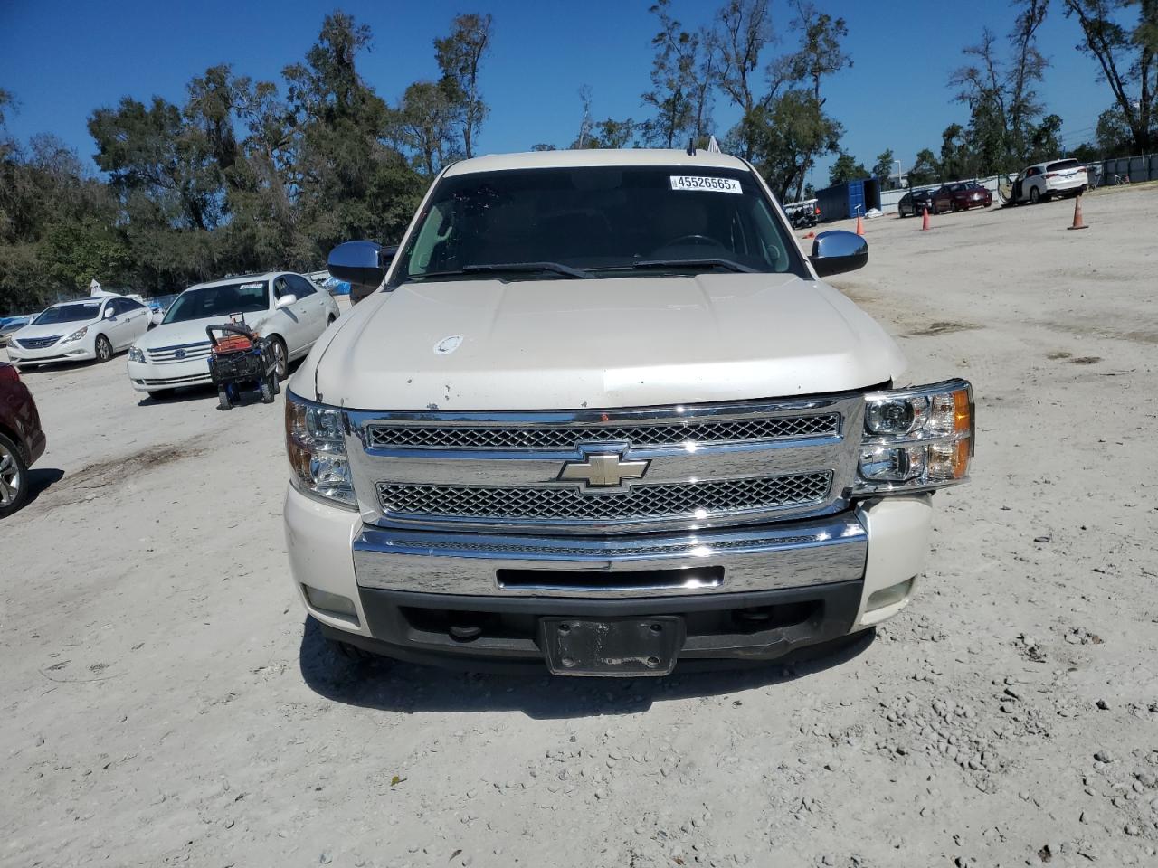 2011 Chevrolet Silverado VIN 3GCPCSE00BG388159 Copart auction photo, undercarriage / front end damage thumbnail 5