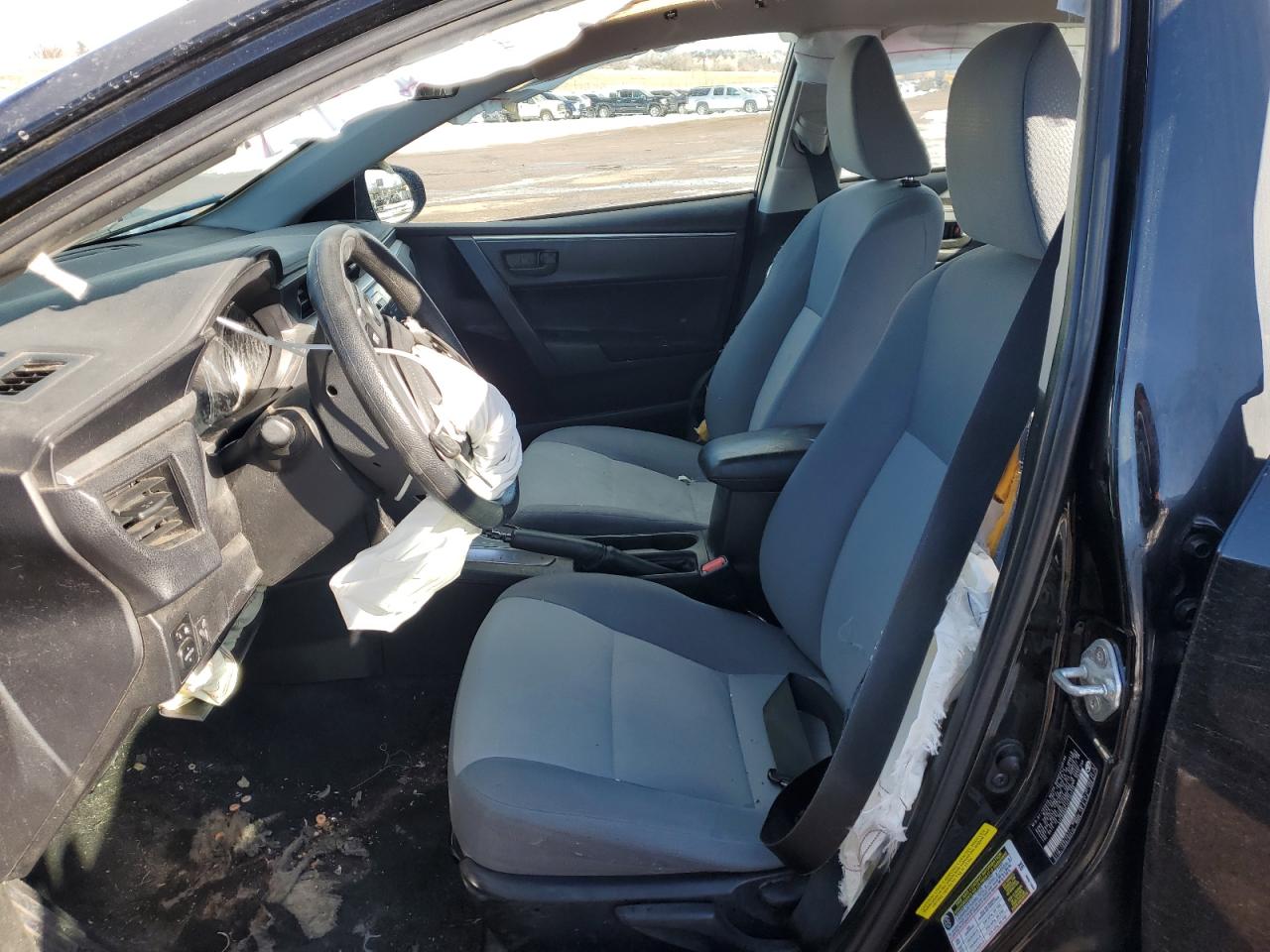 2014 Toyota Corolla VIN 5YFBURHE1EP107315 Copart auction photo, front end damage thumbnail 7