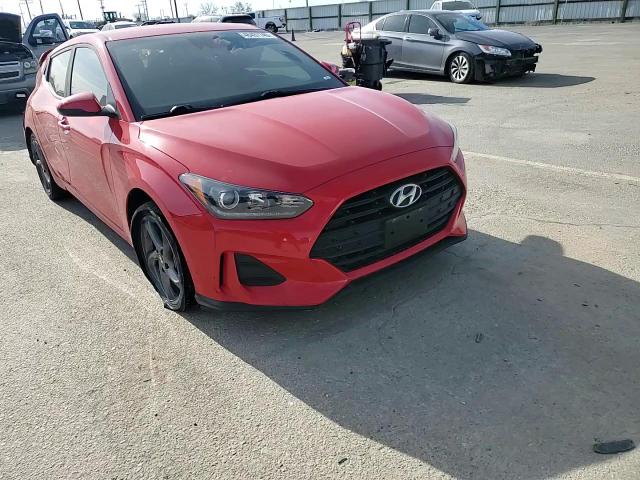 2019 Hyundai Veloster VIN KMHTG6AF1KU017704 Copart auction photo, rear end / front end damage thumbnail 10