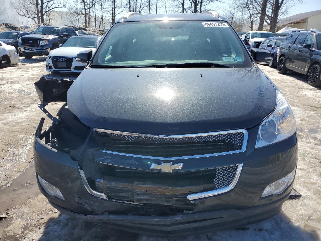 2011 Chevrolet Traverse VIN 1GNKVLED1BJ379408 Copart auction photo, front end damage thumbnail 5
