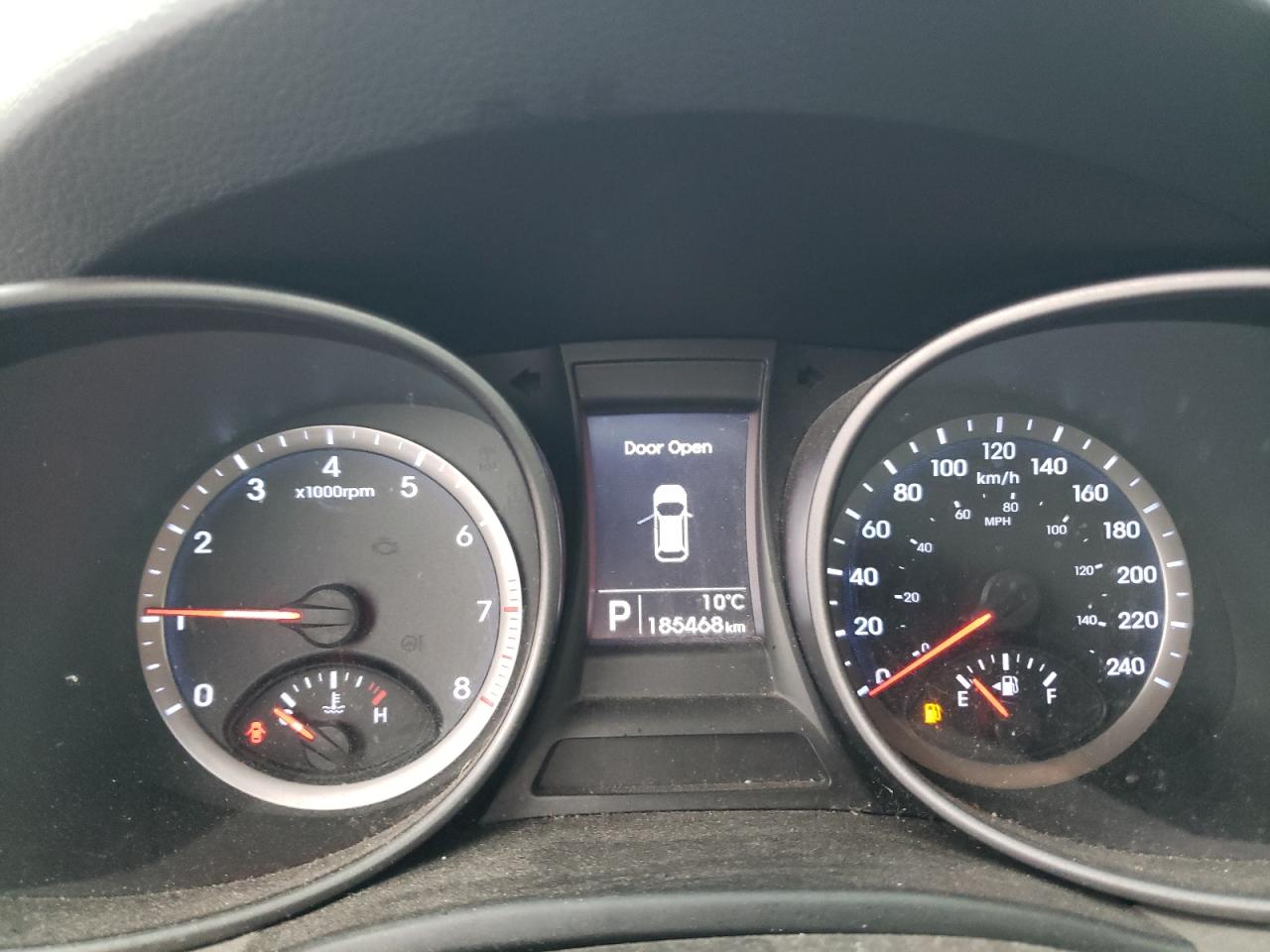 2013 Hyundai Santa Fe VIN 5XYZUDLB8DG028158 Copart auction photo, front end / rear end damage thumbnail 9