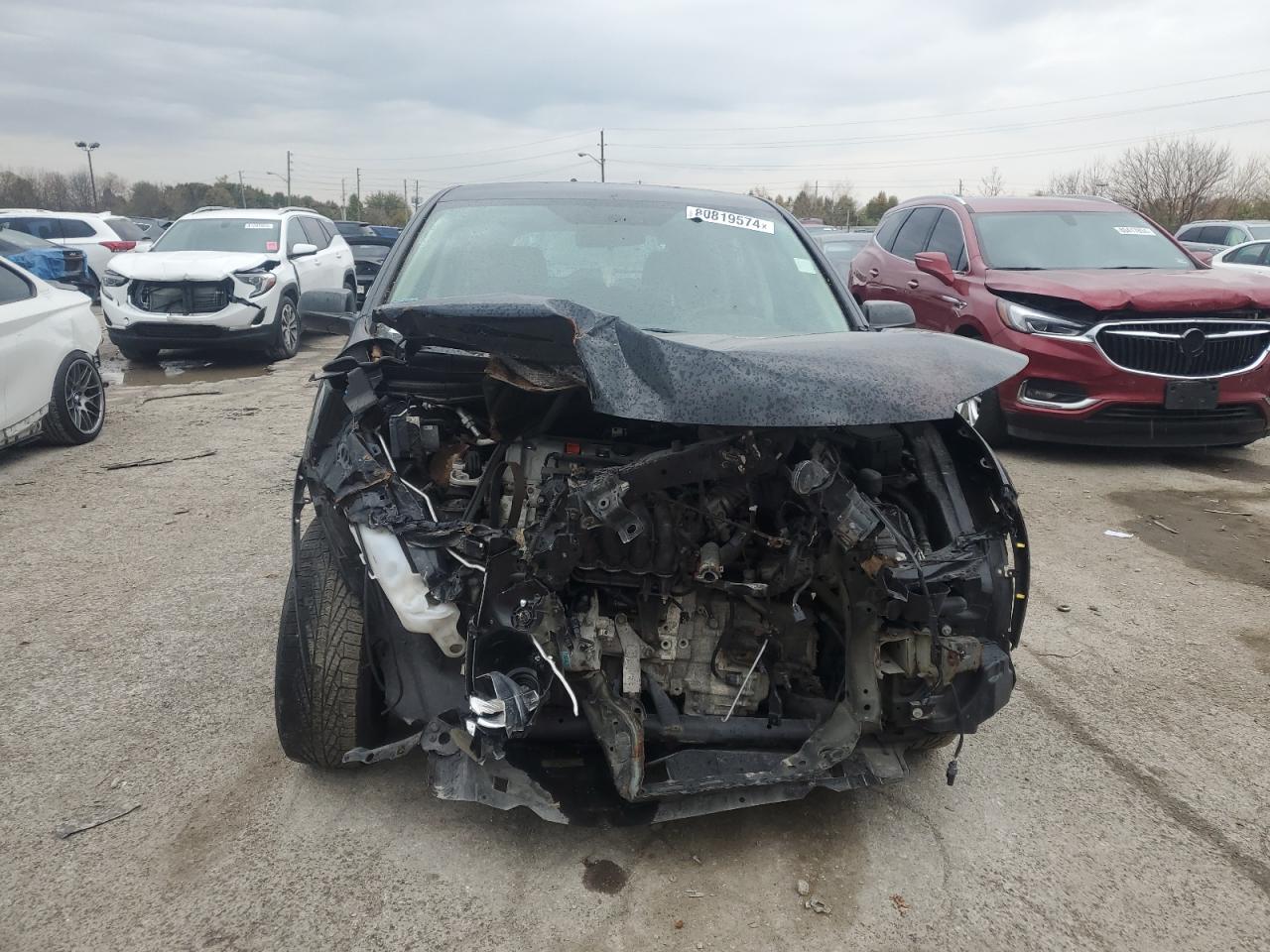 2014 Honda CR-V VIN 2HKRM4H34EH628879 Copart auction photo, front end damage thumbnail 5