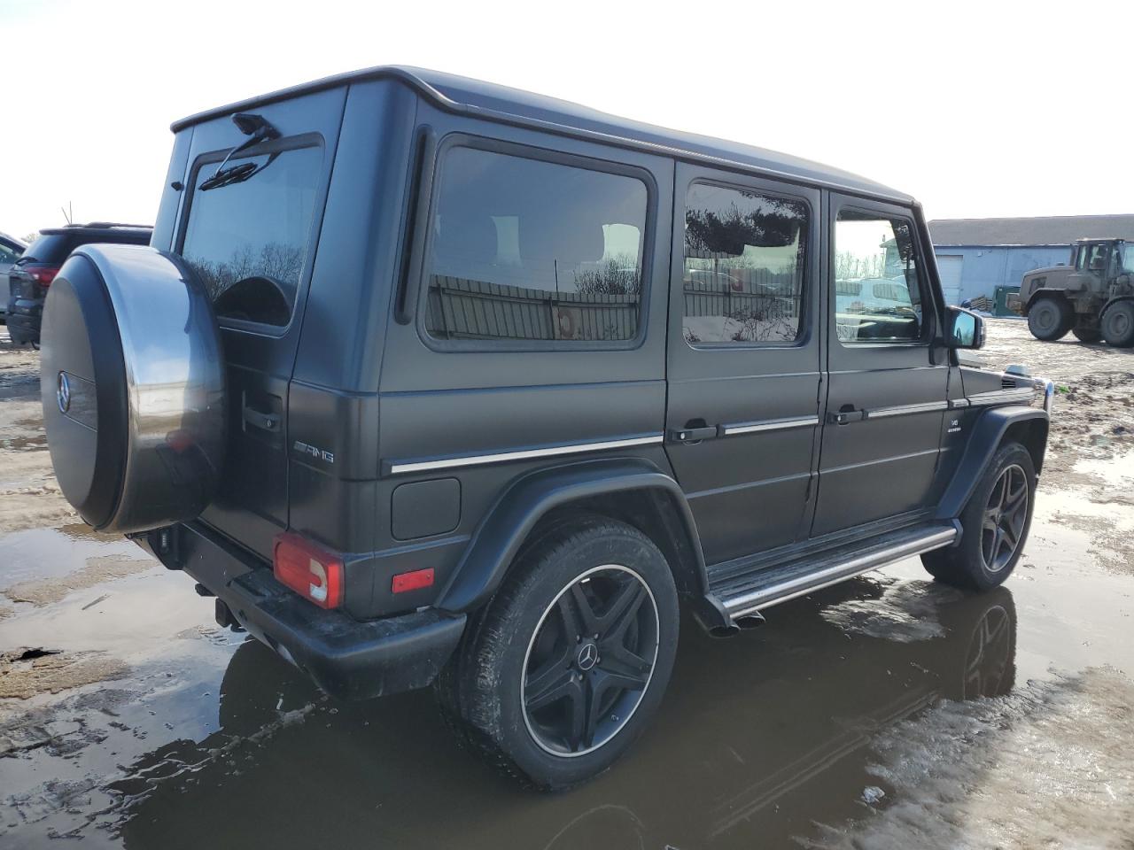 2015 Mercedes-Benz G-klasse VIN WDCYC7DFXFX237297 Copart auction photo, side damage thumbnail 3