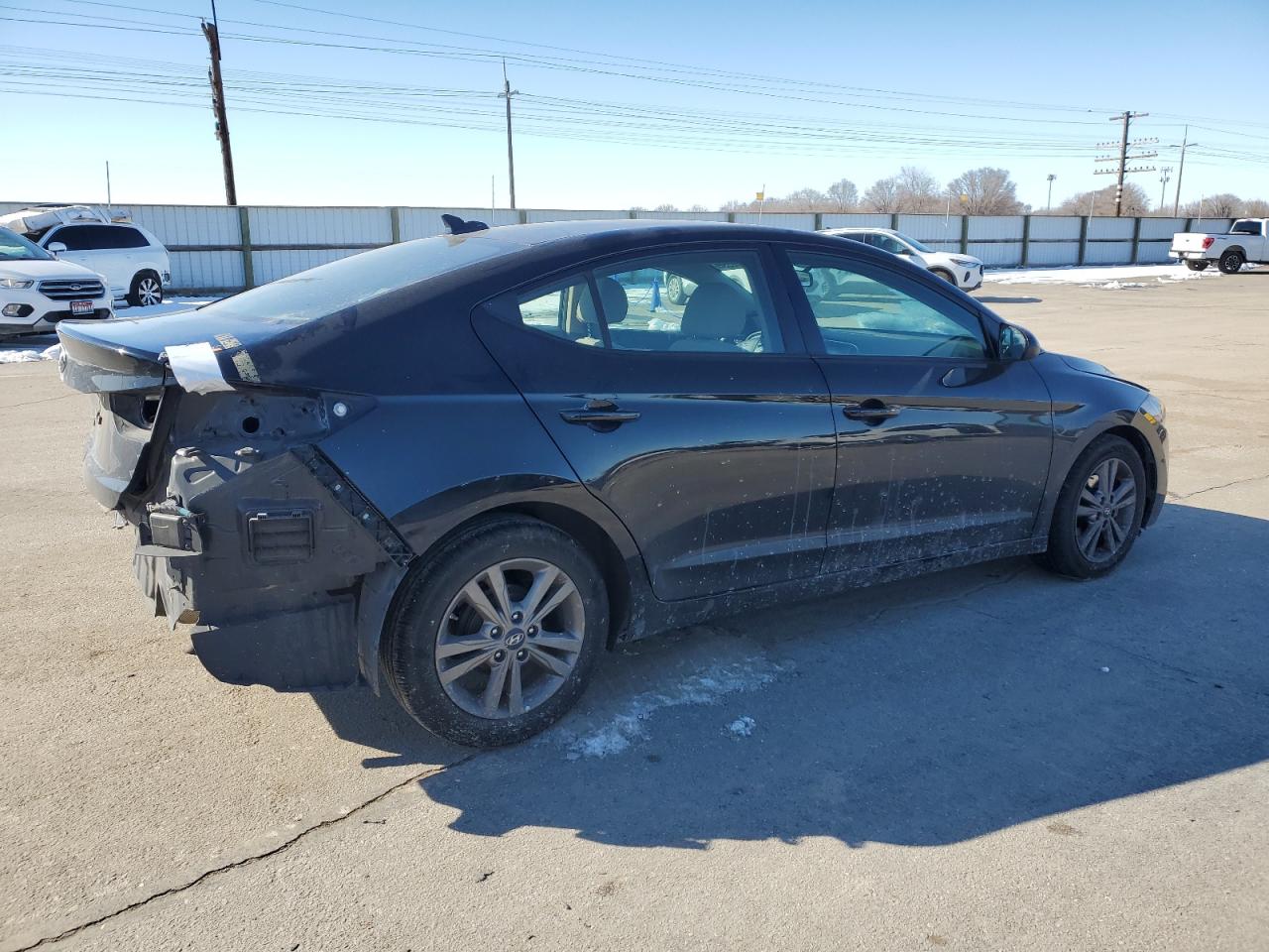 2017 Hyundai Elantra VIN 5NPD84LF5HH103897 Copart auction photo, rear end / mechanical damage thumbnail 3