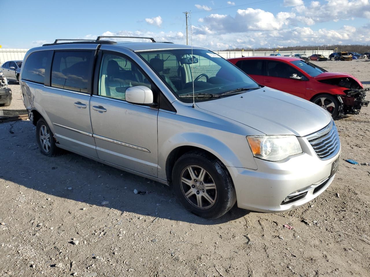 2012 Chrysler Town & Country VIN 2C4RC1BG5CR187700 Copart auction photo, rear end damage thumbnail 4