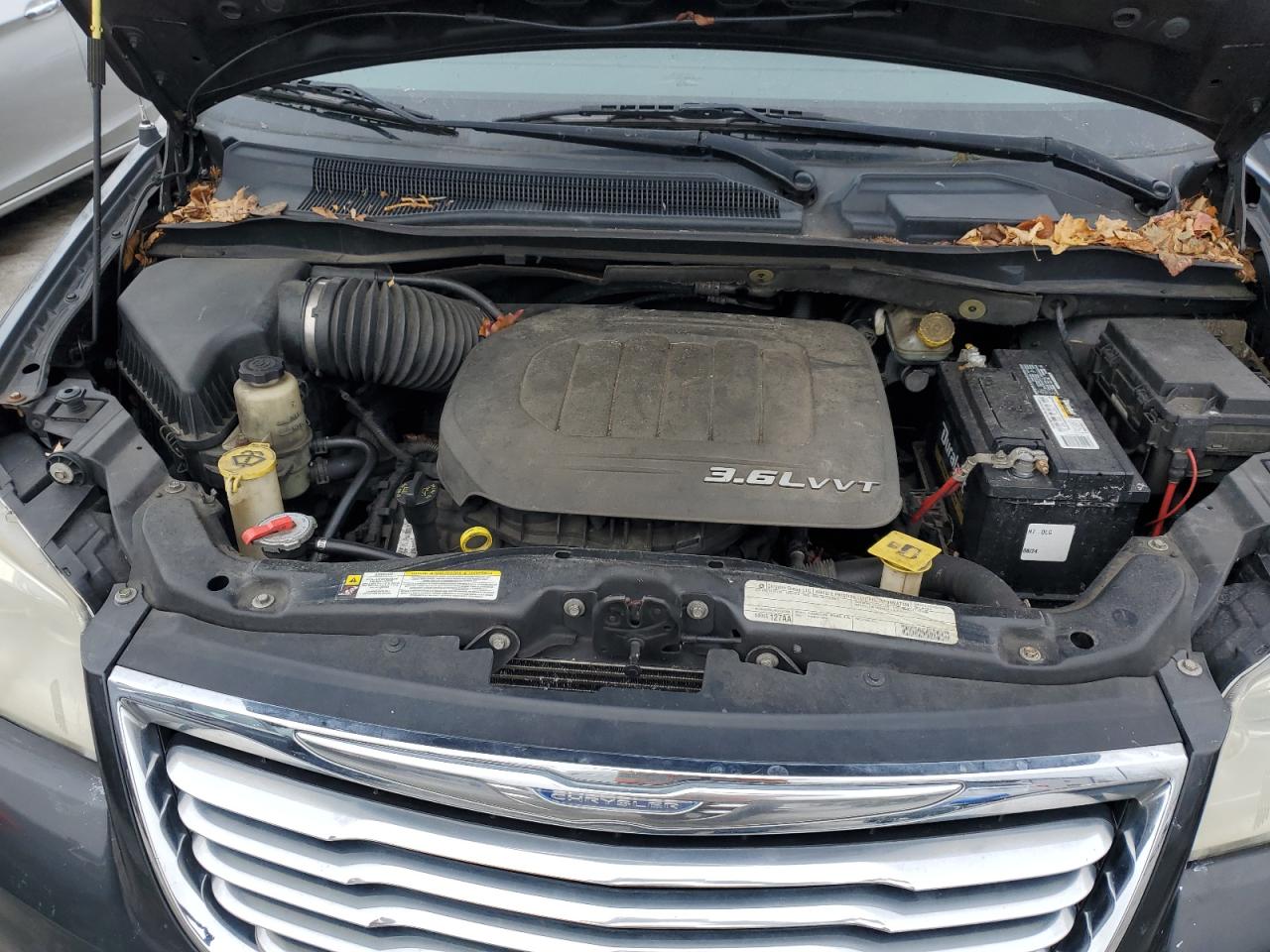2011 Chrysler Town & Country VIN 2A4RR5DG1BR666692 Copart auction photo, front end damage thumbnail 12