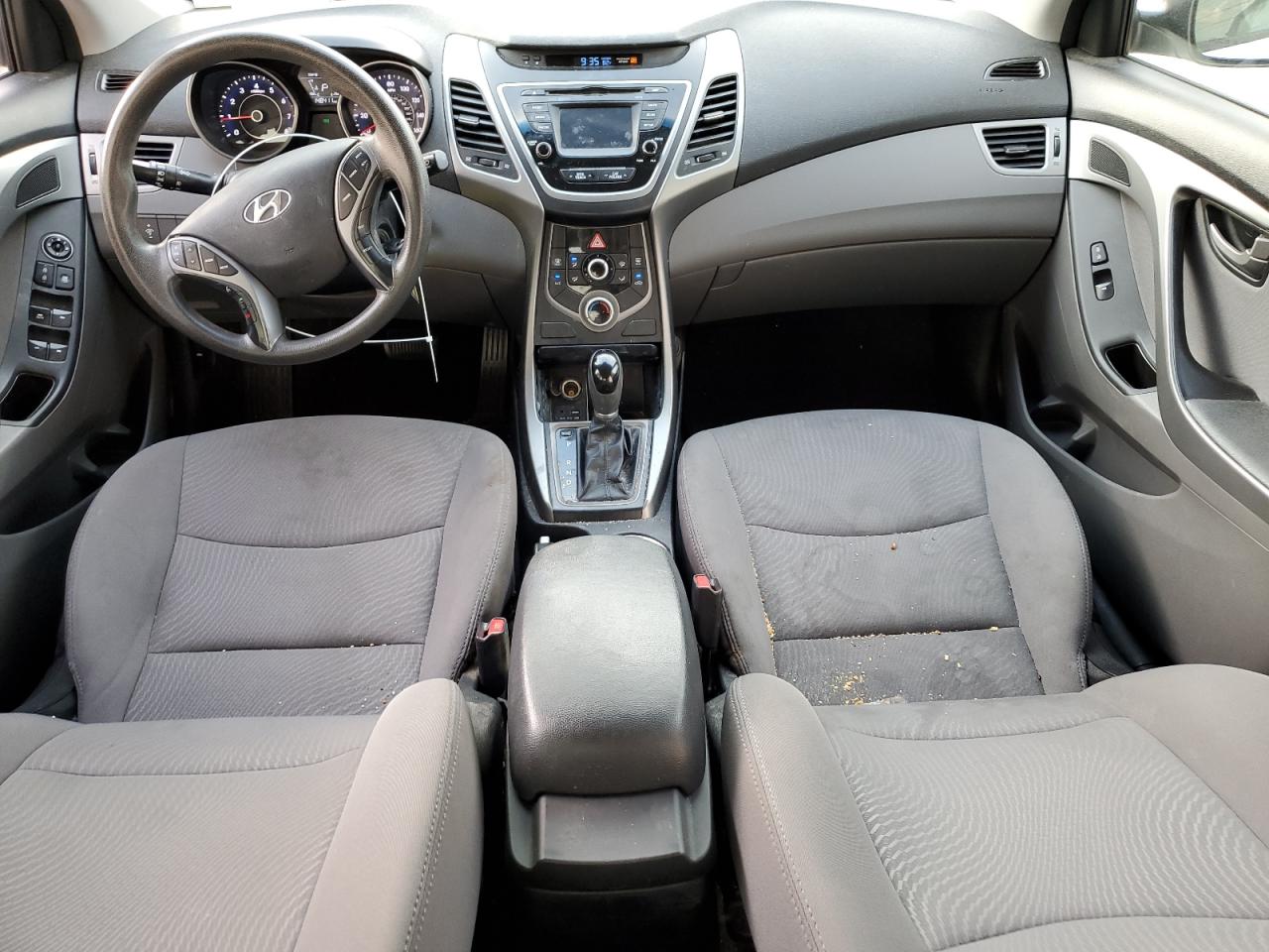 2016 Hyundai Elantra VIN 5NPDH4AE2GH662493 Copart auction photo, front end / all over damage thumbnail 8