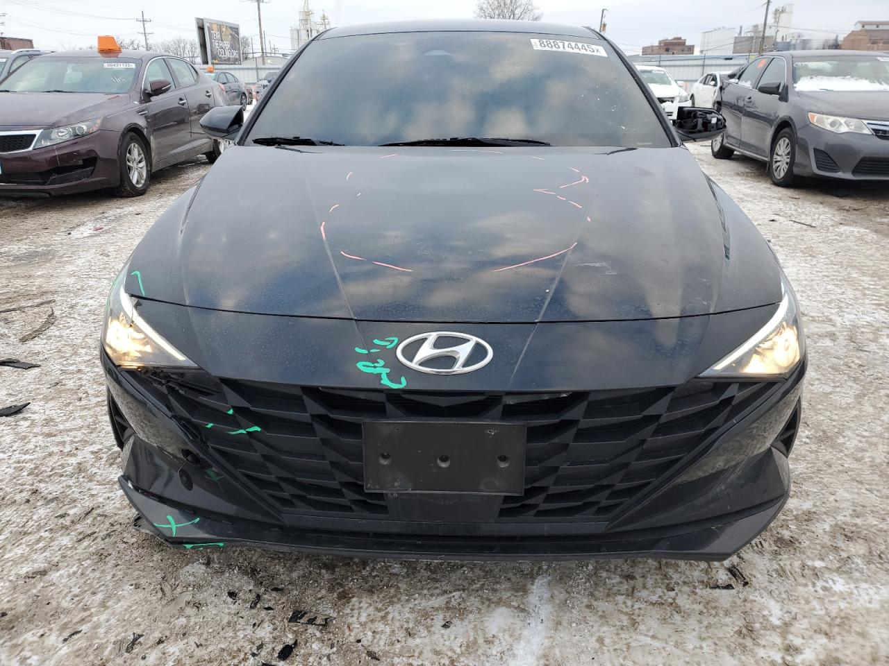 2023 Hyundai Elantra VIN KMHLS4AG8PU610057 Copart auction photo, rear end damage thumbnail 5