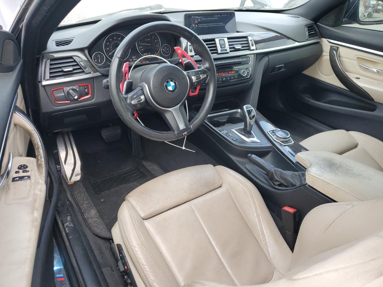 2015 BMW 4er VIN WBA3N7C55FK222137 Copart auction photo, front end / minor dent/scratches damage thumbnail 8