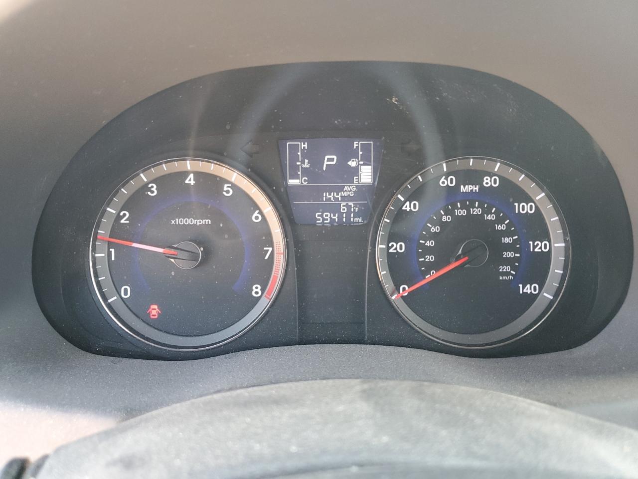 2015 Hyundai Accent VIN KMHCT4AE5FU917857 Copart auction photo, side damage thumbnail 9