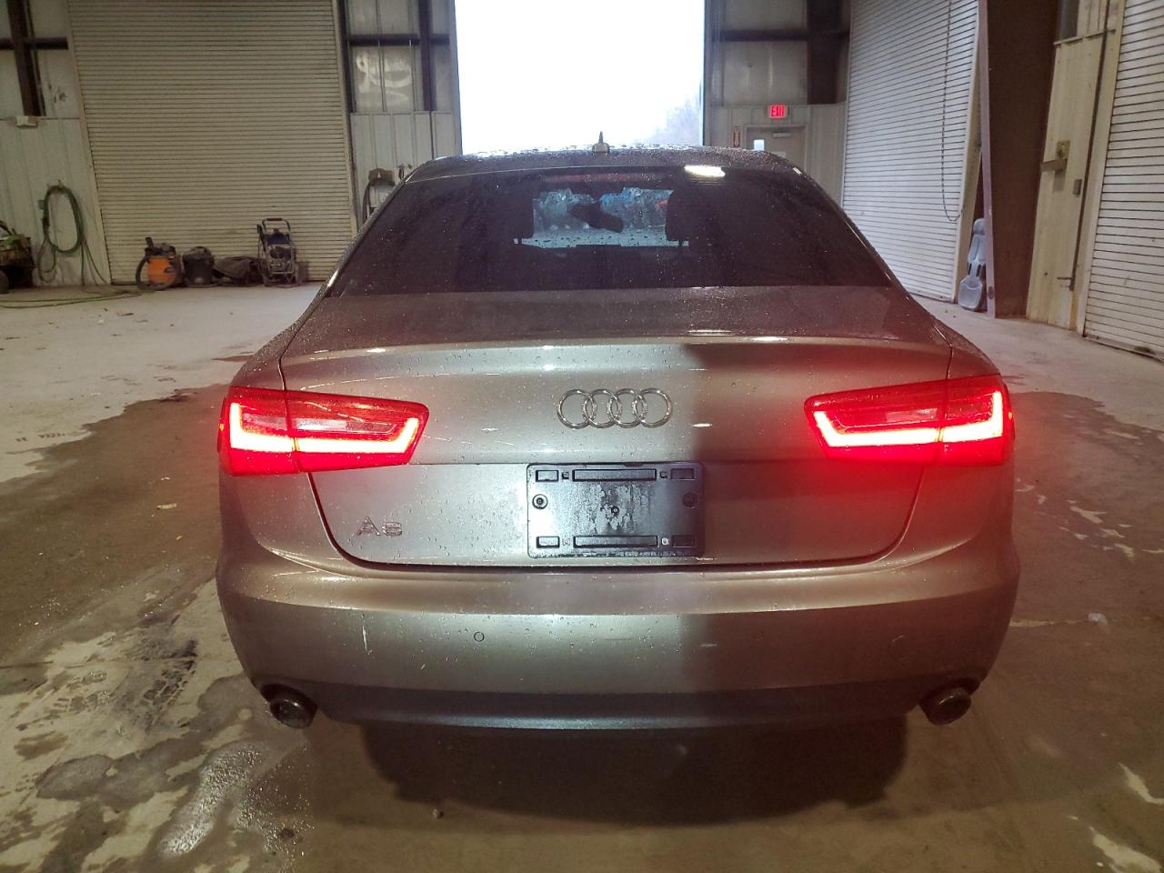2014 Audi A6 VIN WAUGFAFC2EN066903 Copart auction photo, front end / side damage thumbnail 6