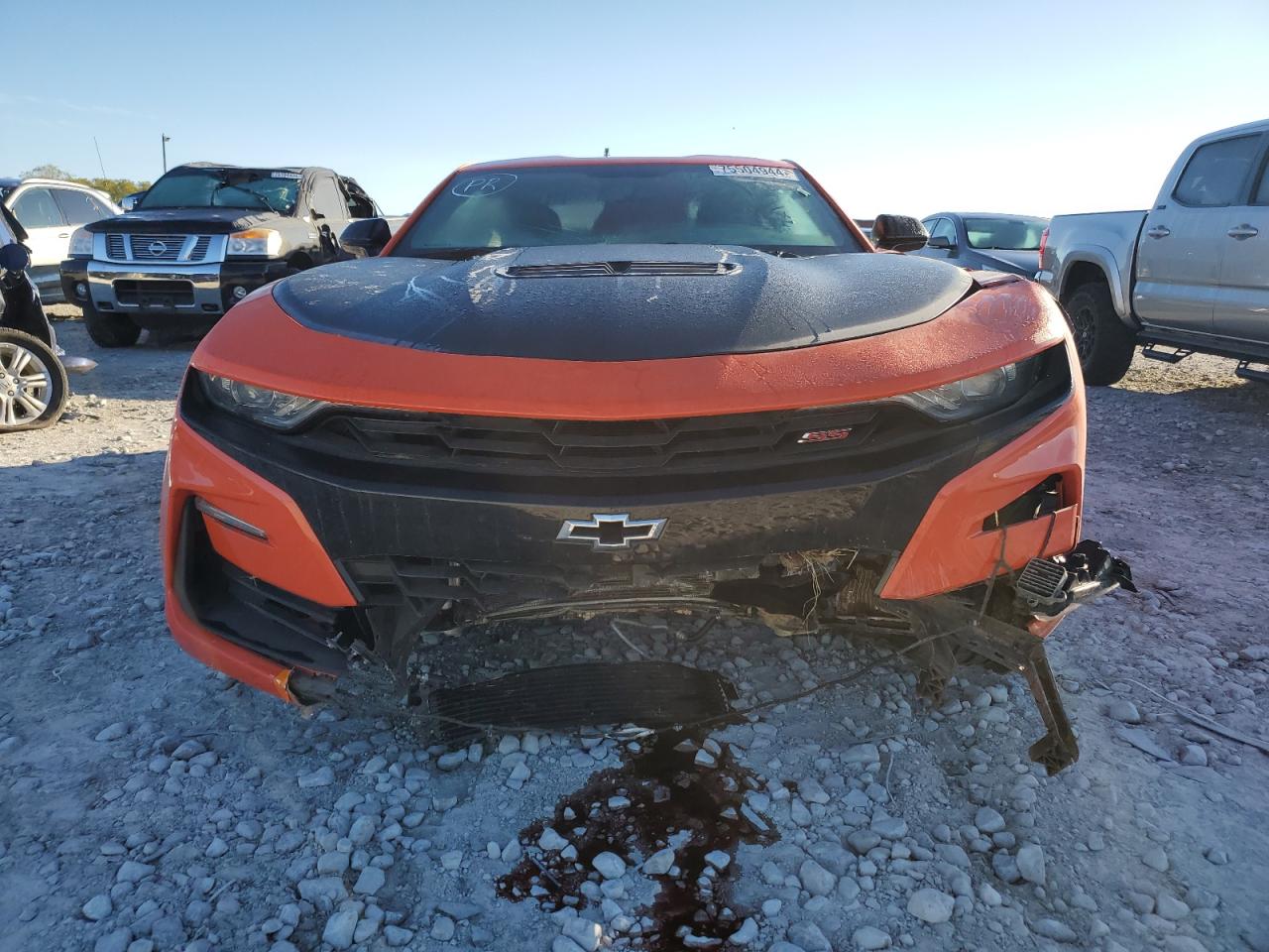 2019 Chevrolet Camaro VIN 1G1FE1R76K0113352 Copart auction photo, front end / rear end damage thumbnail 5