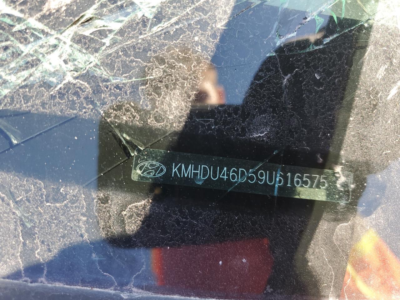 2009 Hyundai Elantra VIN KMHDU46D59U616575 Copart auction photo, all over damage thumbnail 12