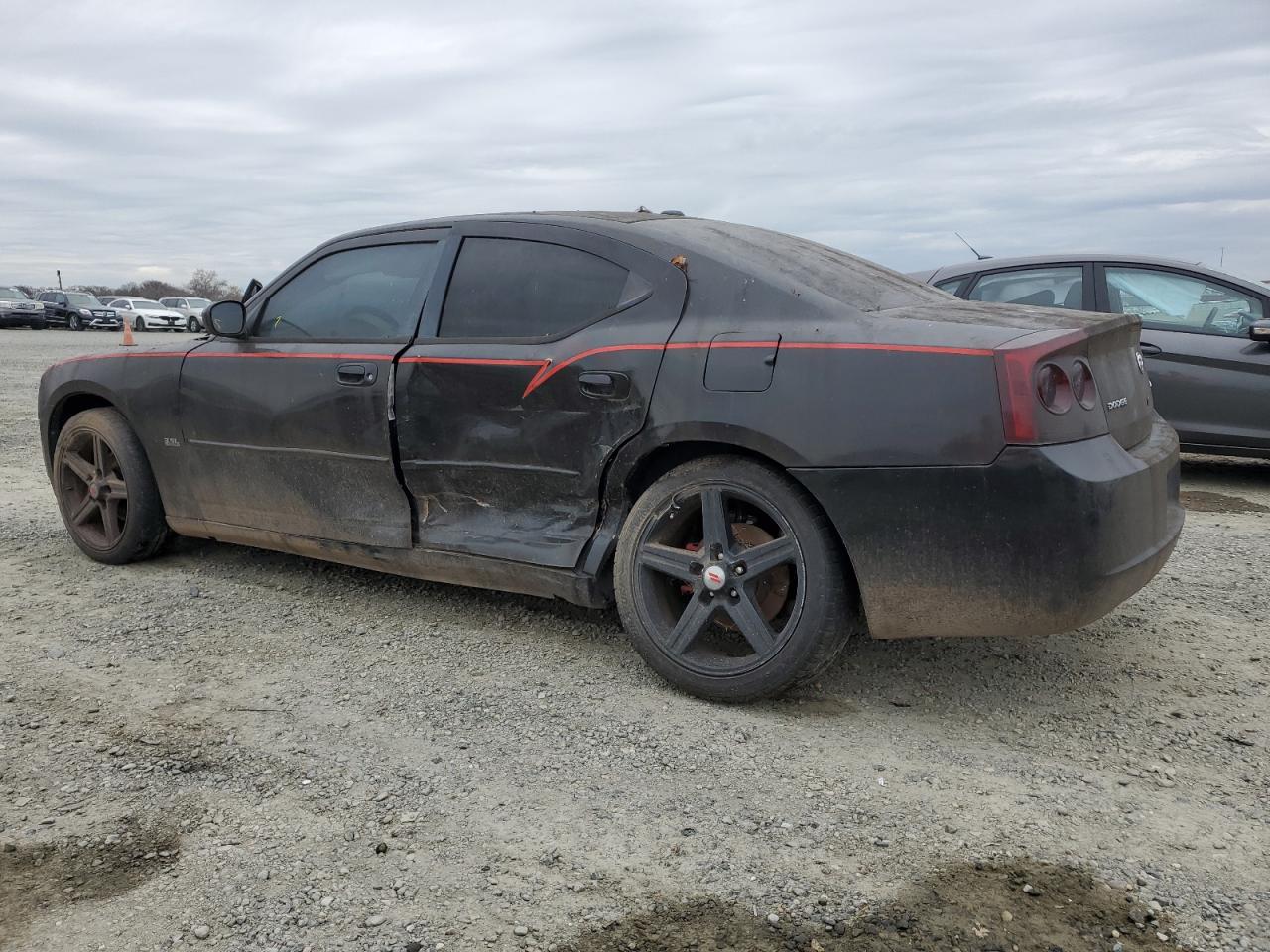 2010 Dodge Charger VIN 2B3CA3CV8AH308311 Copart auction photo, side / undercarriage damage thumbnail 2